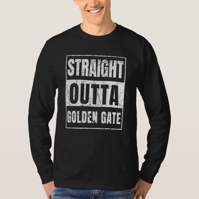 Rak ut från Golden Gate Florida T Shirt (Framsida)