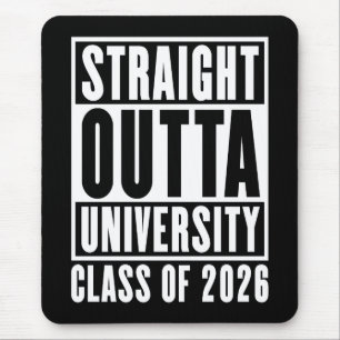 Rak ut från universitetet klass 2026 musmatta