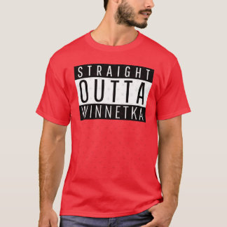 Rak ut från Winnetka Illinois Överdimensionerad T Shirt