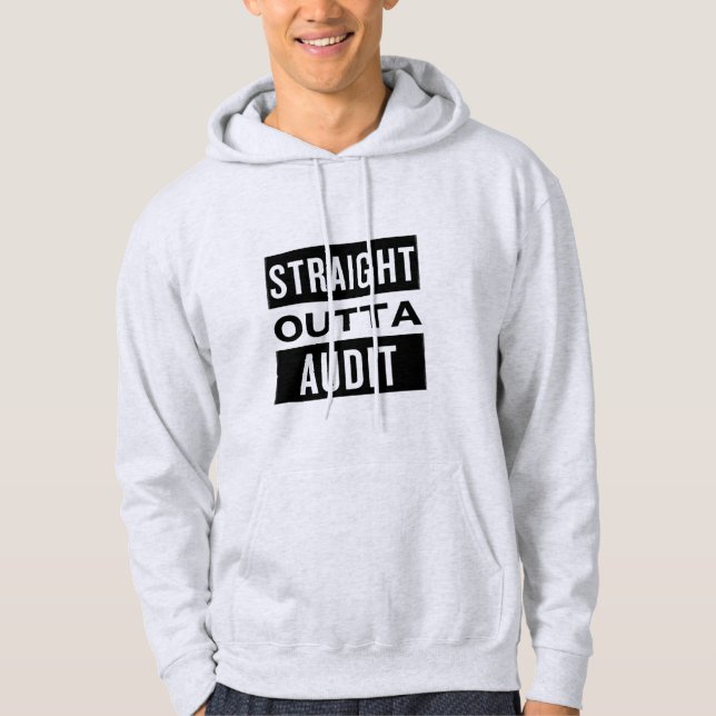 Rak ut-granskningshoodie hoodie (Framsida)