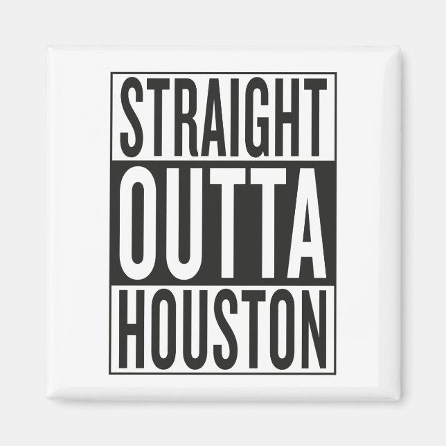 rak ut Houston Magnet (Framsidan)