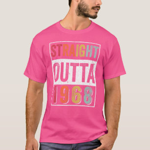 Rak ut ur 1968 54 år gammal vintage 1968 klassiker t shirt
