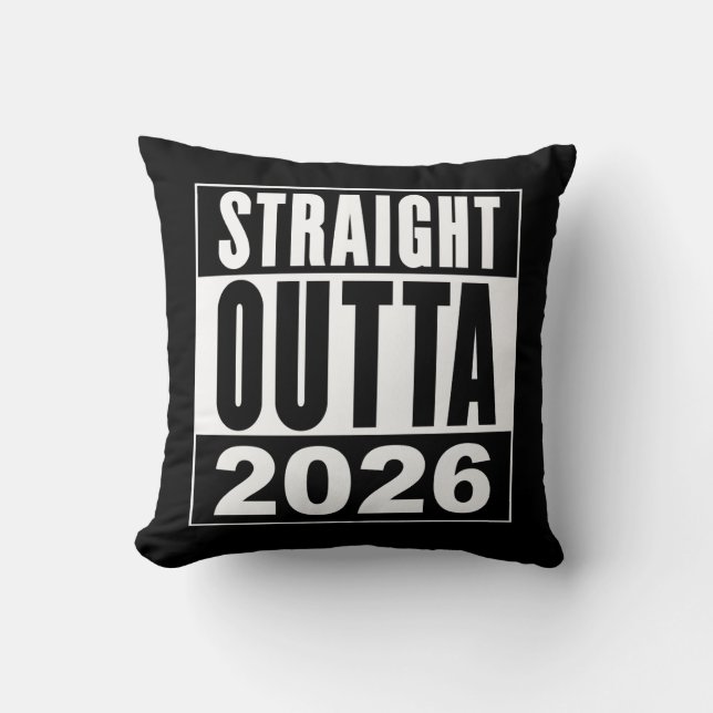 Rak ut ur 2026 kudde (Framsida)