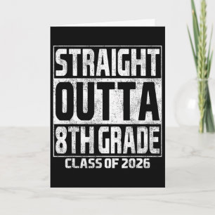 Rak ut ur 8:e klass examen Cl av 2026 8:e Kort