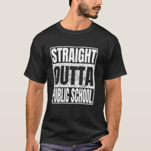 Rak ut ur allmän skola Tröja Tjej Pojke Rolig