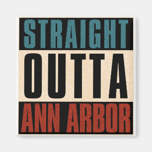 Rak ut ur Ann Arbor Michigan MI Magnet