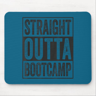 Rak ut ur bootcamp soldat grundläggande utbildning musmatta