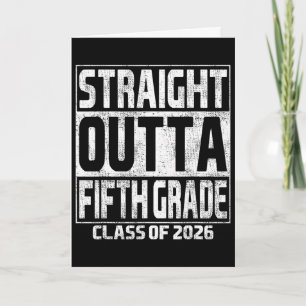 Rak ut ur femte klass examen Cl 2026 5:e Kort