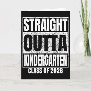 Rak ut ur förskoleutexaminerad Cl 2026 examen Kort