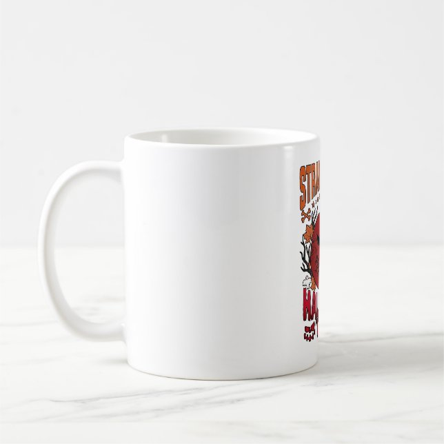 Rak ut ur Halloween Town Röda Pumpa Spöken L Kaffemugg (Vänster)