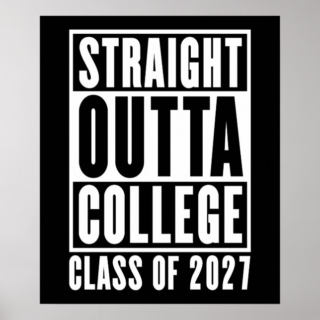 Rak ut ur högskolan kullen 2027 poster (Framsidan)