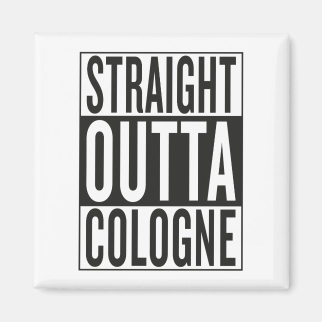 rak ut ur Köln Magnet (Framsidan)