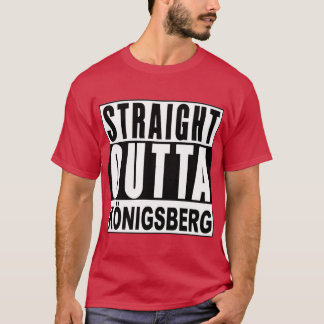 Rak ut ur Konigsberg Ostpreussen Aktivt roligt T Shirt