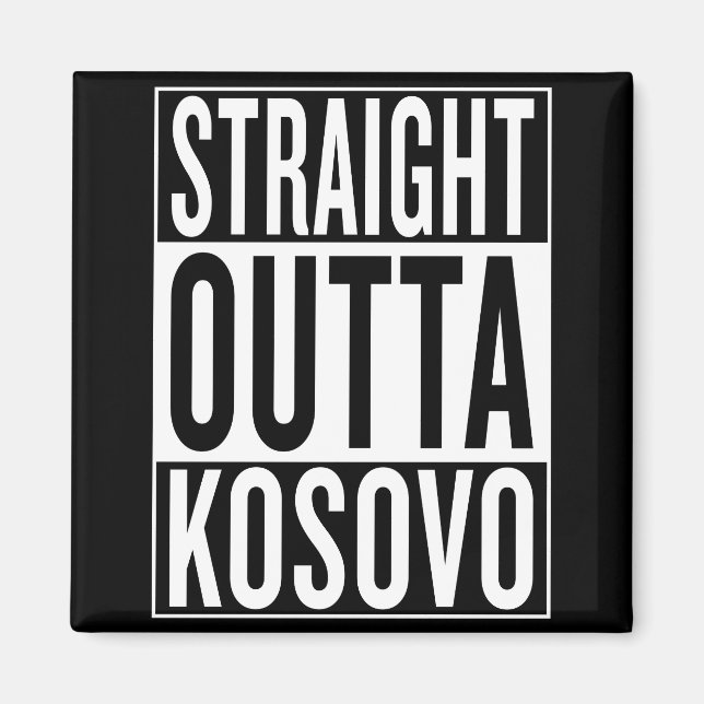 rak ut ur Kosovo Magnet (Framsidan)