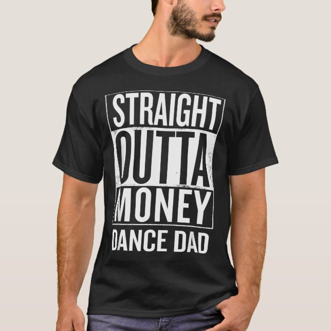 Rak Ut Ur Pengar Dans Pappa T Shirt (Framsida)