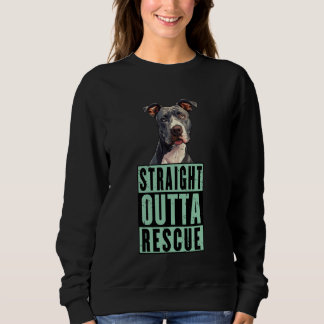 Rak ut ur räddningsgropar Pitbulls Män Kvinnor Ton T Shirt