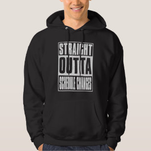 Rak Ut Ur Schemaläggningsändringar Barn Flickor Po Hoodie