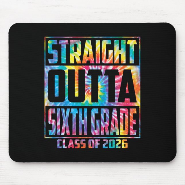 Rak ut ur sjätte klass Cl 2026 Examen 6:e  Musmatta (Framsidan)
