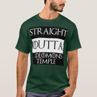 Rak ut ur Solomons Temple PHA Mason Masonic T Shirt