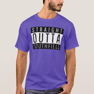 Rak ut ur Southfield Michigan överdimensionerad T Shirt