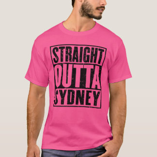 Rak ut ur Sydney retro T Shirt