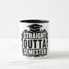 Rak ut ur terminens roliga examensmugg mugg