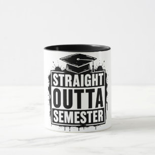 Rak ut ur terminens roliga examensmugg mugg