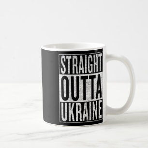 Rak ut ur Ukraina Superb resa och presentidé Kaffemugg