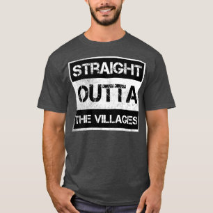 Rak utanför byarna Florida Vintage Distre T Shirt