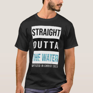 Rak utanför Vatten-baptism 2023, som delades upp i T Shirt