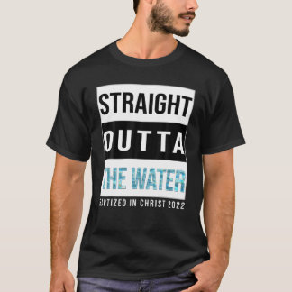 Rak utanför Vatten-baptismen 2022, som delades in  T Shirt