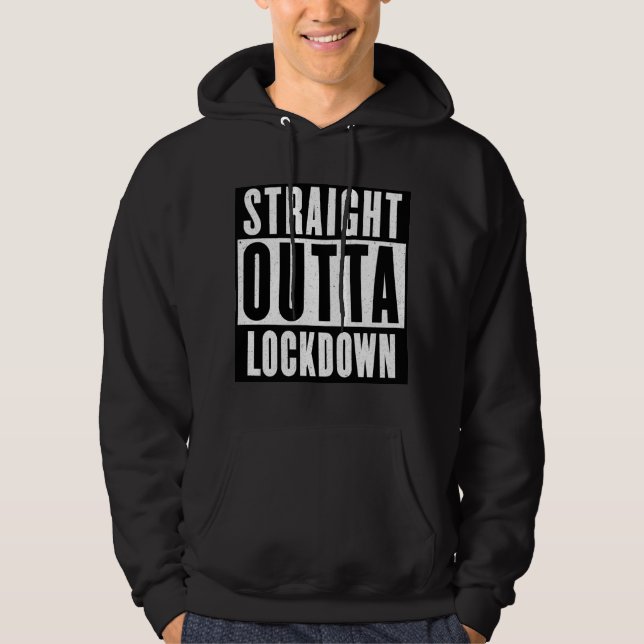 Rak utdatalåsning hoodie (Framsida)