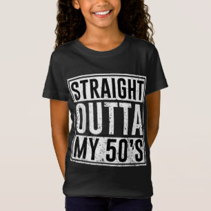 Rak utgående min 50-Födelsedagsfests matchande Fam T Shirt