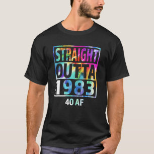 Rak utställning 1983 40:e födelsedagen för henne t shirt