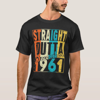Rak utställning december 1961 T 60th Funny Birthda T Shirt