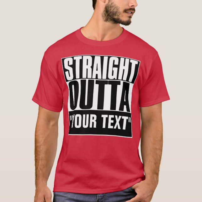 RAK UTTA TEXTEN T SHIRT (Framsida)