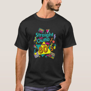 Rak version 80-årsjubileet i 80-talets Retr T Shirt