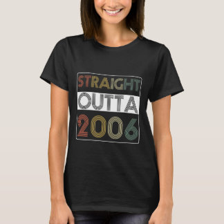 Raka årig vin 2006 för Outta Birhtday gåva 13 T Shirt