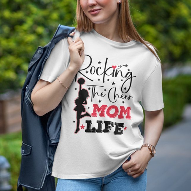 Raka Cheer Mamma Life Funny CheerLeaderCoola T Shirt (Skapare uppladdad)