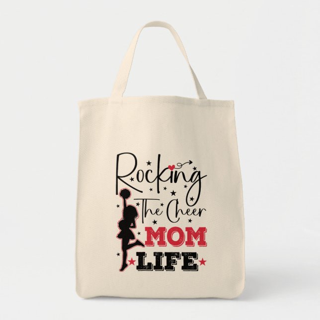 Raka Cheer Mamma Life Funny CheerLeaderCoola Tygkasse (Framsidan)
