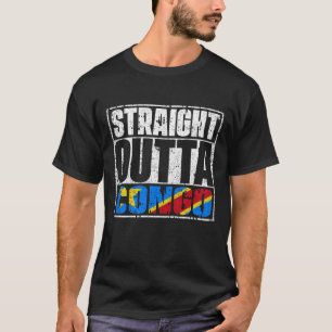 Raka Demokratiska republiken Kongo Flagga T Shirt