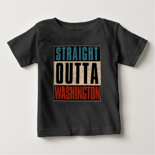 Raka distriktet Outta Washington i Colombia DC T Shirt