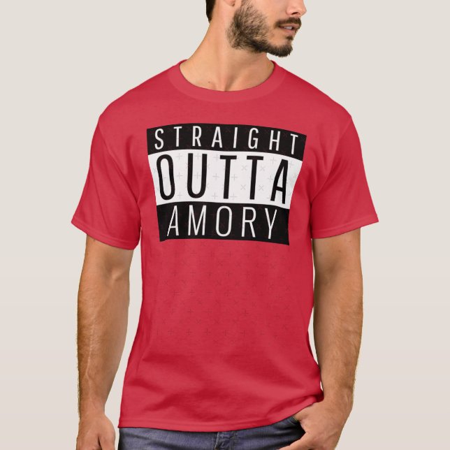 Raka Från Amory Mississippi Amory MS T Shirt (Framsida)