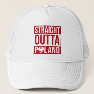 Raka Från Polen Flagg Trucker Keps