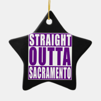 Raka Från Sacramento Lila Julgransprydnad Keramik