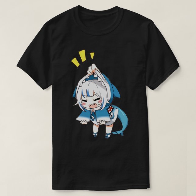 Räka gawr gura hololive t shirt (Design framsida)