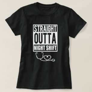 Raka kvinnor för skjorta för sjuksköterska för tee shirt