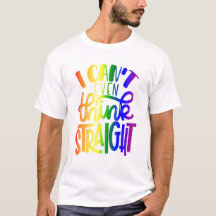 Raka Lgbtq Bisexual Flagga P. T Shirt