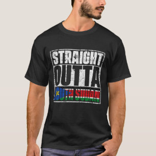 Raka Outat Sydsudan Flagga T Shirt