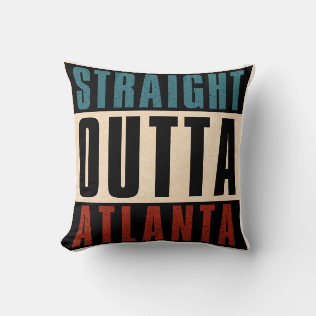 Raka Outta Atlanta Georgia GA Kudde (Framsida)